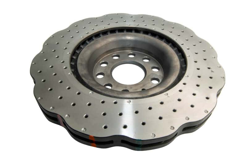 DBA — DBA 12-13 Volkswagen Golf R 3.6L Front 4000 Series Drilled Wavy Rotor
Brake Rotor
Brake Disc - view 4