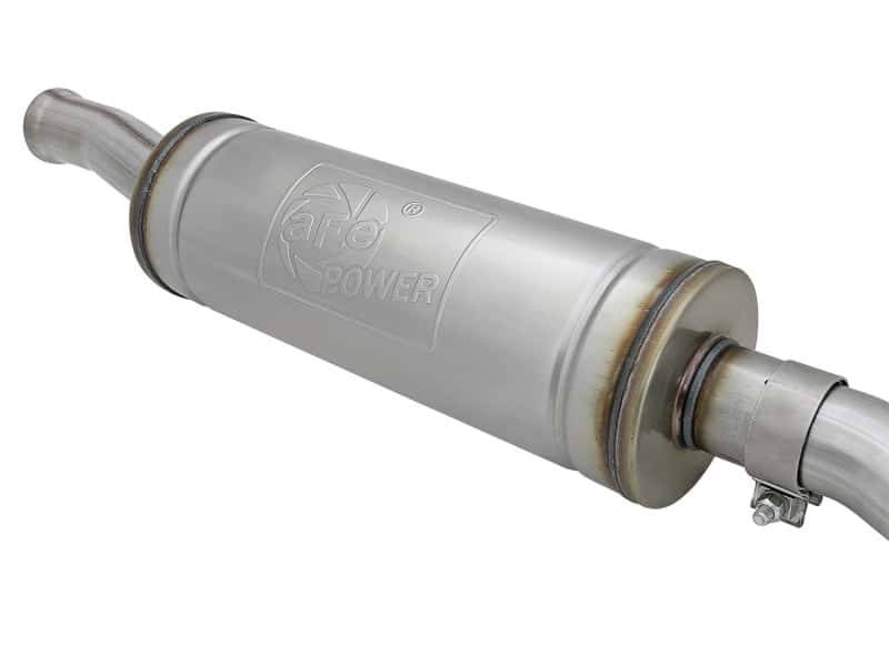 aFe — aFe MACH Force-Xp 2.5in 409 SS Mid-Pipe 2018+ Jeep Wrangler (JL) V6 3.6L
Mid-Pipe w/ Muffler - view 2