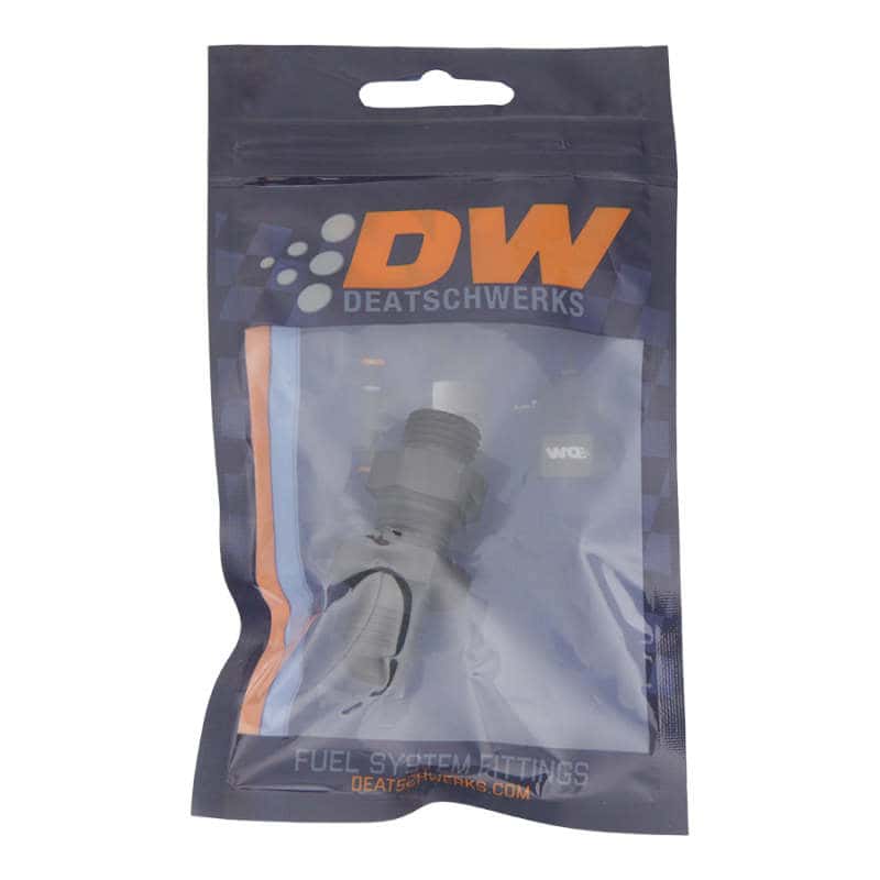 DeatschWerks — DeatschWerks 6AN O-Ring Male to 6AN Male Flare Bulkhead Include Nut - Anodized Matte Black
Lines & Fittings - view 2