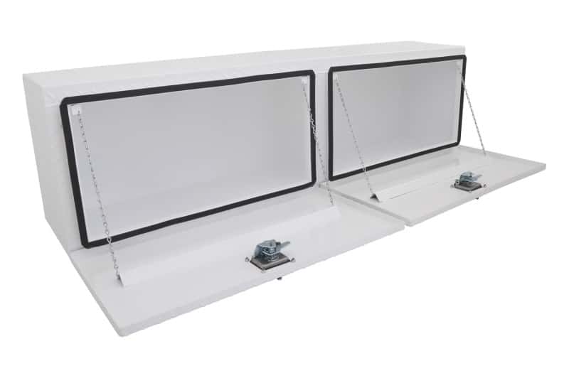 Dee Zee — Dee Zee Universal Tool Box - Specialty Topsider White BT Alum
ToolBxTrkBedSideRail - view 3