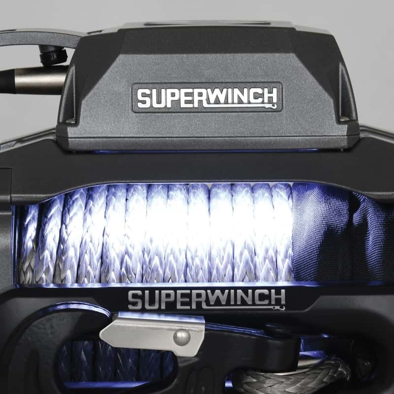 Superwinch — Superwinch 12000 LBS 12V DC 3/8in x 80ft Synthetic Rope SX 12000SR Winch - Graphite
Winch - view 11
