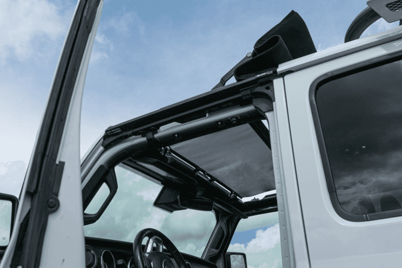 Bestop — Bestop 18-26 Jeep Wrangler JL 20-26 Jeep Gladiator Sunscreen (For Sunrider For Hardtop)
Retractable Sunshade - view 2