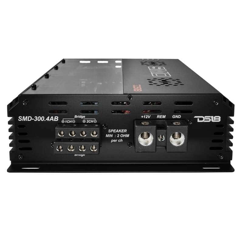 DS18 — DS18 Steave Meade Colab 4-Channel Amp Class A/B 2x600/4ohm Bridge 4 x 300/2ohm 4x200/4ohm Watts LED - view 3
