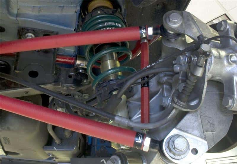 Alta — ALTA 02-12 Mini Cooper/S/JCW (Incl. 05-12 Convertible) & 09-12 Clubman Front Endlinks Adj Pair - Red - view 6