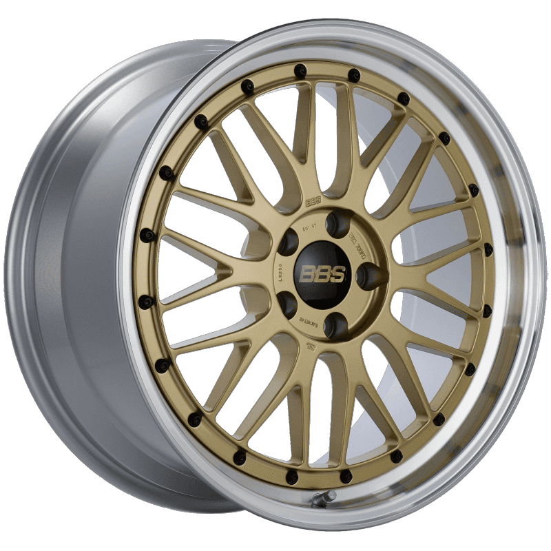 BBS — BBS LM 19x9 5x112 ET42 Gold Center Diamond Cut Lip Wheel -82mm PFS/Clip Required - view 1