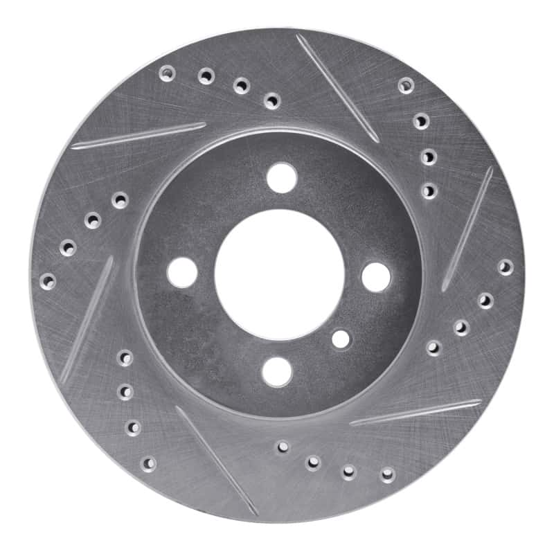 R1 Concepts — R1 84-91 BMW 325 Front Right Drilled & Slotted Silver Brake Rotor
R1 Brake Rotor Drill - view 1