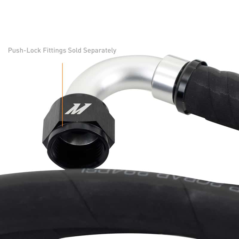 Mishimoto — Mishimoto Push Lock Hose, Black, -12AN, 240in Length
Push-Lock Hose - view 4