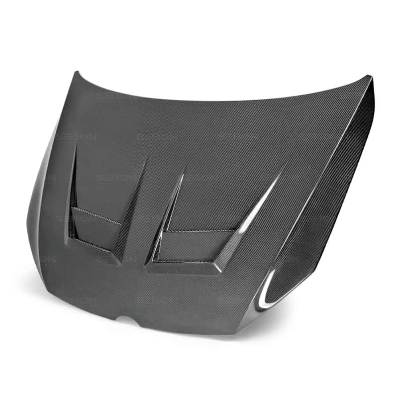 Seibon — Seibon 15-20 Volkswagen Golf MK7 DV-Style Carbon Fiber Hood - view 1