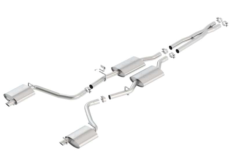Borla — Borla 15-16 Dodge Charger 3.6L V6 ATAK Cat Back Exhaust (Uses Factory Valence)
Cat-Back System - view 4