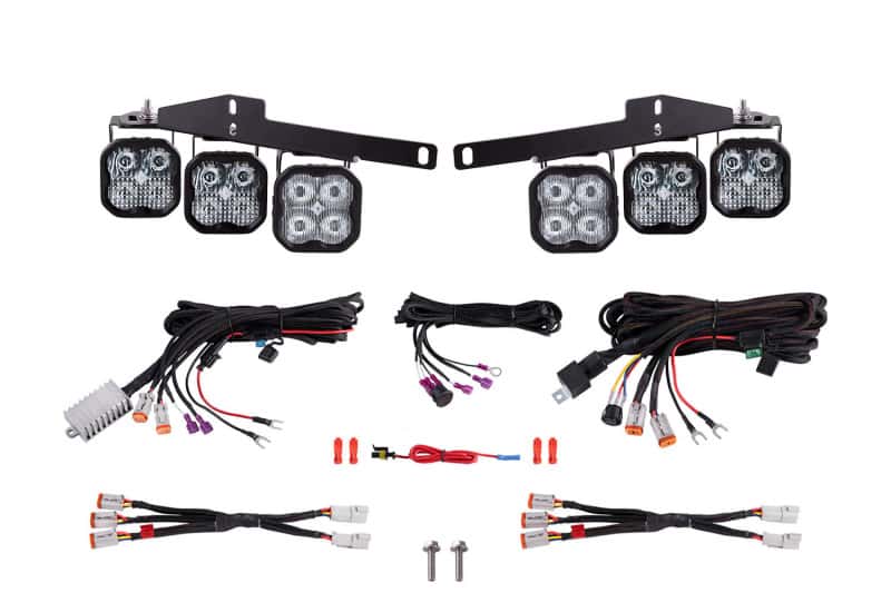 Diode Dynamics — Diode Dynamics 17-20 Ford Raptor SS3 LED Fog Light Kit - White Sport - view 1
