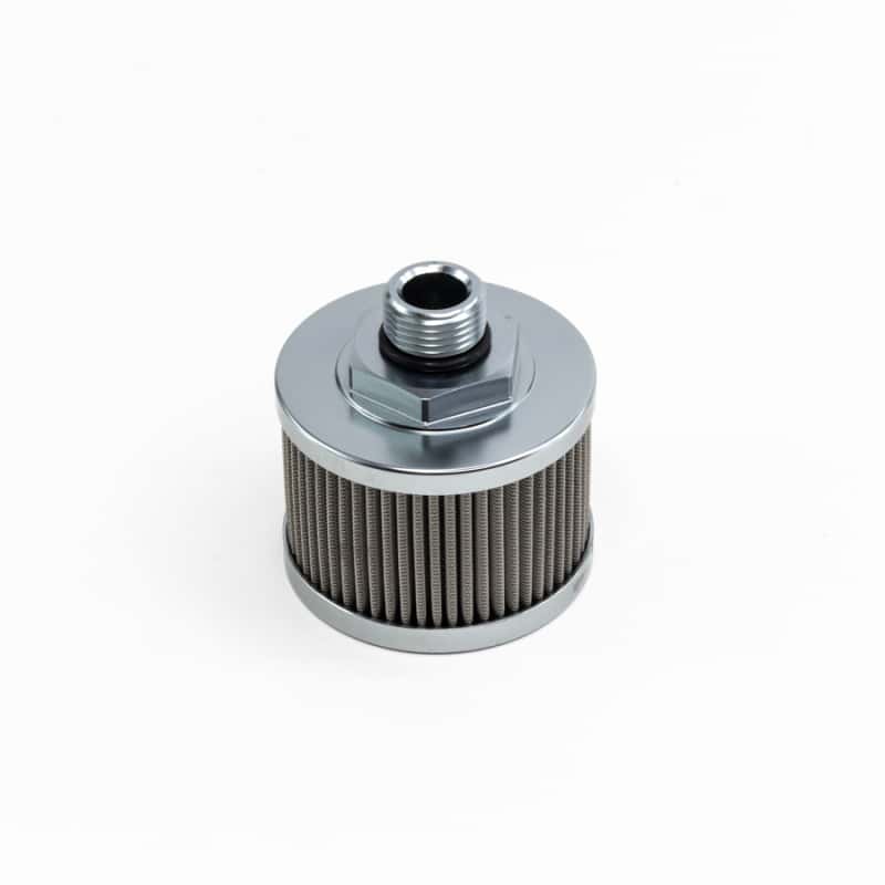 DeatschWerks — DeatschWerks Stainless Steel 8AN 100 Micron Universal Fuel Pump Pre-Filter - view 2