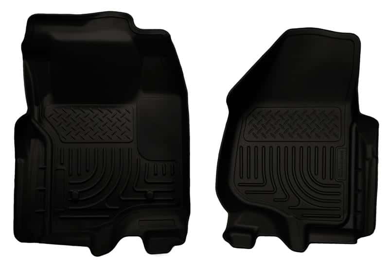 Husky Liners — Husky Liners 11-12 Ford Super Duty Crew & Extended Cab WeatherBeater Front Row Black Floor Liners
Floor Liners - view 2
