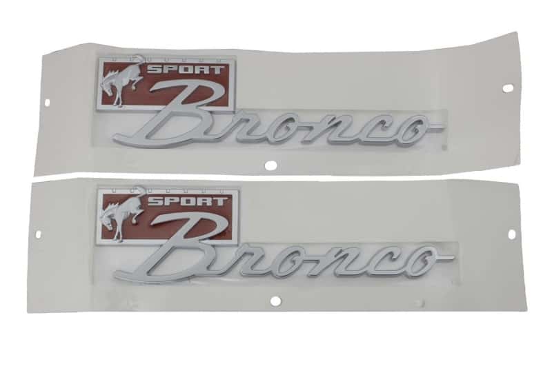 Ford Racing — Ford Racing Bronco Sport Script Fender Badge Kit
Decal - view 8