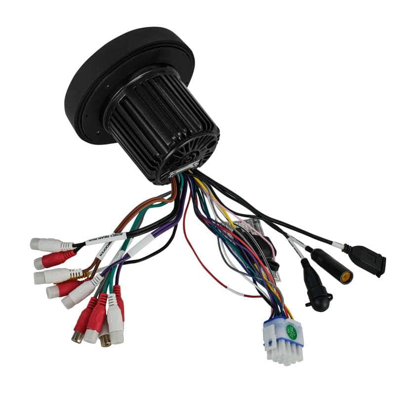 DS18 — DS18 2.75in LCD screen 1 Zone 4 volts Output BT RDS 4 x 40 Watts Silicone Cover Headunit - view 2