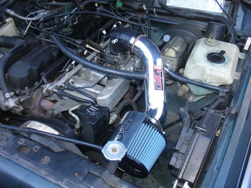 Injen — Injen 91-01 Jeep Cherokee XJ 4.0 L6 Wrinkle Black Power-Flow Intake w/ MR Tech & Web Nano Filter
Short Ram Intake
Air Intake Kit - view 4