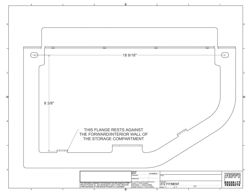 Tuffy Products — Tuffy Ram Trucks Underseat Lid W/ Keyed Lock
Locking Lid - view 12