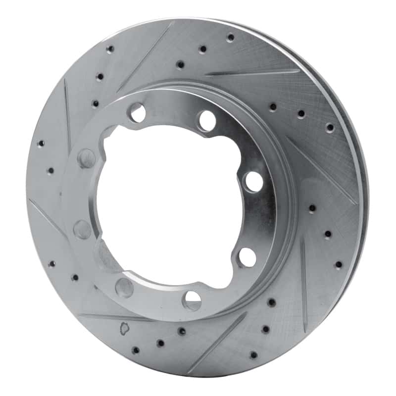 R1 Concepts — R1 88-00 Chevrolet Suburban 1500 Front Left Drilled & Slotted Silver Brake Rotor
R1 Brake Rotor Drill - view 2