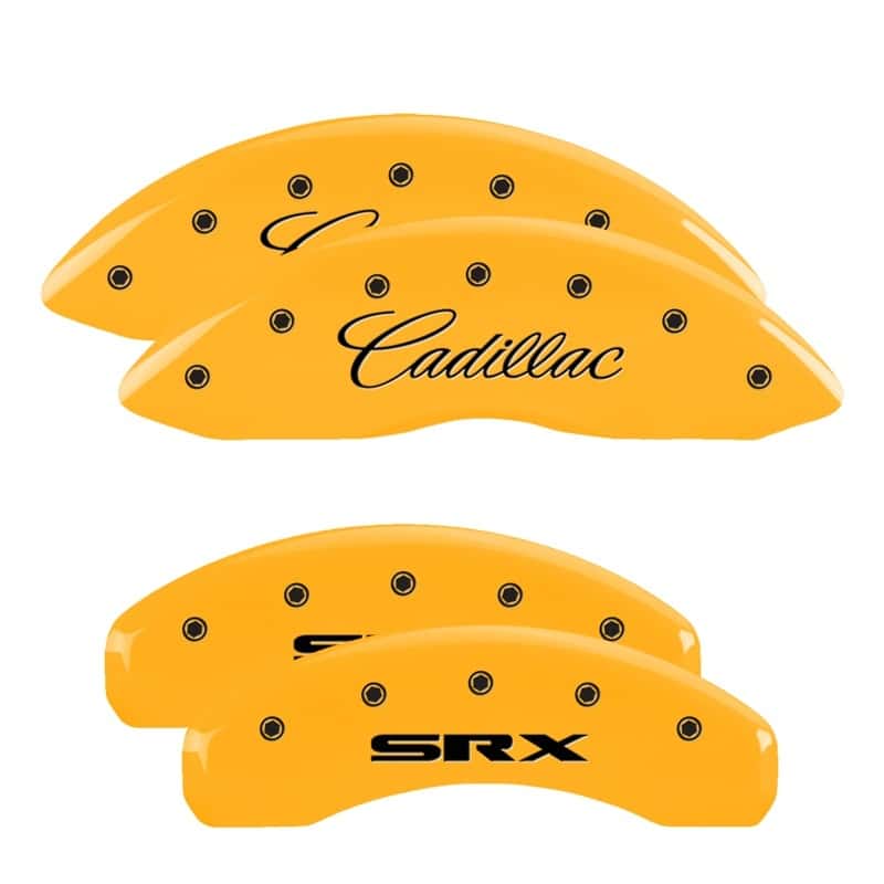 MGP — MGP 4 Caliper Covers Engraved Front Cadillac Rear SRX Yellow Finish Black Char 2010 Cadillac SRX
Caliper Covers - view 1