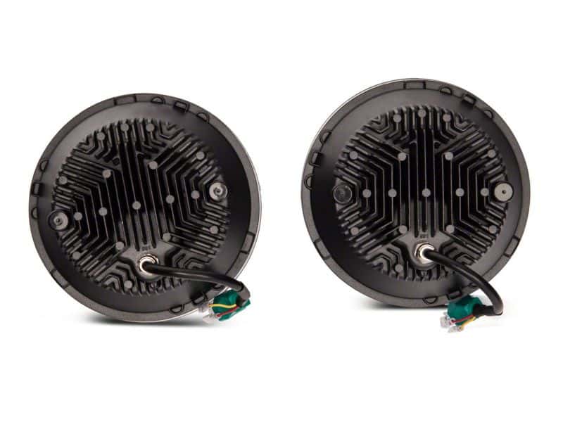 Raxiom — Raxiom 07-18 Jeep Wrangler JK Axial 7-In LED Headlights w/ DRL Turn Signals- Blk Housing (Clear)
Headlights - view 8
