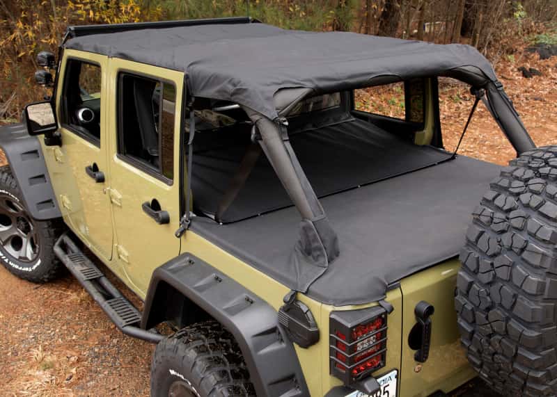 Rugged Ridge — Rugged Ridge Montana Pocket Island Topper Black 10-18 JK 4 Door
OFFROAD_TOPS
Top-Soft - view 2