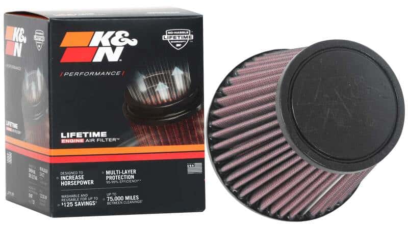 K&N Engineering — K&N Universal Clamp-On Air Filter 2-3/4in FLG / 5-1/16in B / 3-1/2in T / 4-3/8in H
Clamp-on Air Filter - view 4