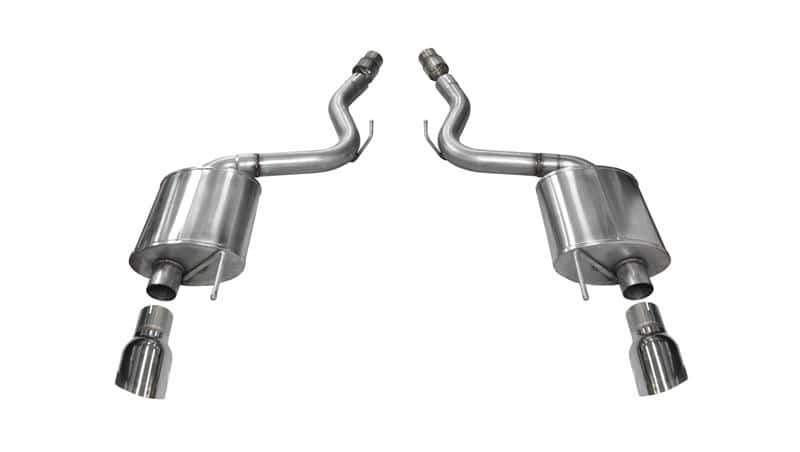 CORSA Performance — Corsa 2015-2017 Ford Mustang GT 5.0 3in Axle Back Exhaust Polish Dual Tips (Touring)
Exhaust - view 2