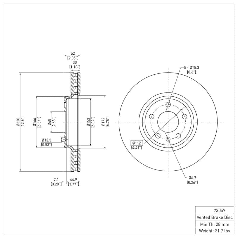 DFC — DFC 08-12 Audi A5 Front Brake Rotor
DFC Brake Rotor - view 6
