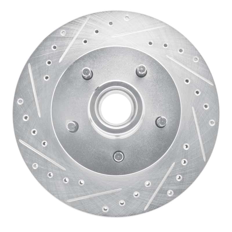R1 Concepts — R1 1969-1996 Buick Riviera Front Left Drilled & Slotted Silver Brake Rotor
R1 Brake Rotor Drill - view 1