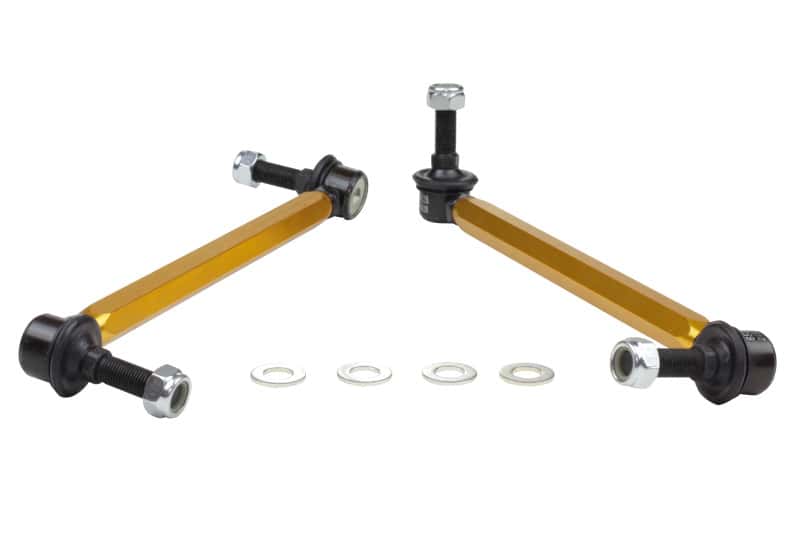Whiteline — Whiteline 05+ Mustang Coupe 8cyl (Inc Shelby GT/ GT500) Front Swaybar Link Kit H/Duty Adj Steel Ball
Link Kit - view 4