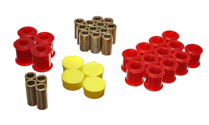 Energy Suspension — Energy Suspension 89-94 Nissan 240SX (S13) Red Rear Control Arm Bushing Set
CntrlArmBshngKt - view 3