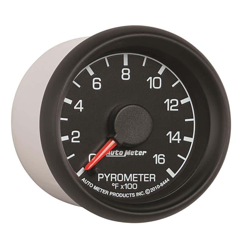 AutoMeter — Autometer Factory Match Ford 52.4mm Full Sweep Electronic 0-1600 Deg F EGT/Pyrometer Gauge
GA 2" EGT 1600F FFM - view 7