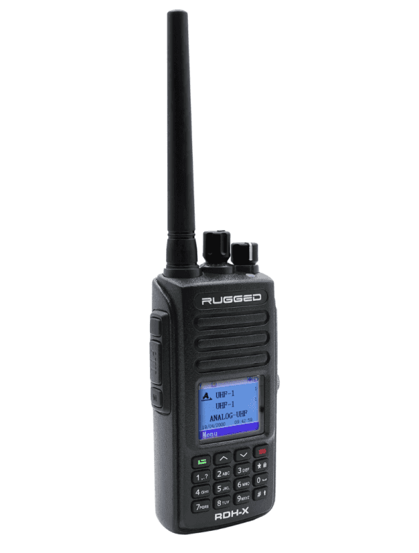 Rugged Radios — Rugged Radios WATERPROOF - Rugged RDH-X - Bus Band 2-Way Radio - Digital and Analog / Black - view 2