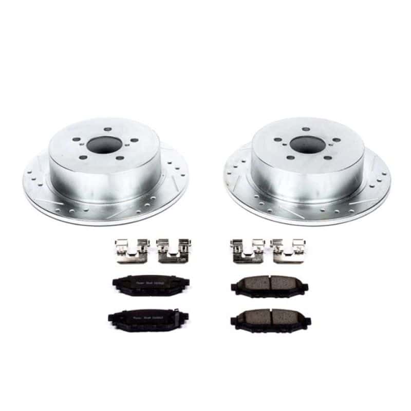 PowerStop — Power Stop 05-09 Subaru Legacy Rear Z23 Evolution Sport Brake Kit - view 1