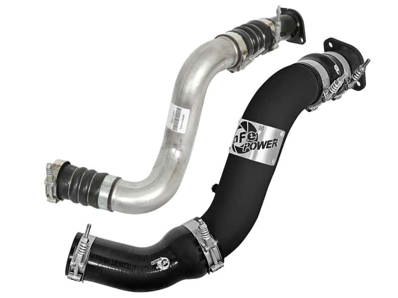 aFe — aFe Bladerunner 3in Intercooler Hot Side Tube for 16-17 Nissan Titan XD V8 5.0L (td)
Hot Charge Pipe - view 4