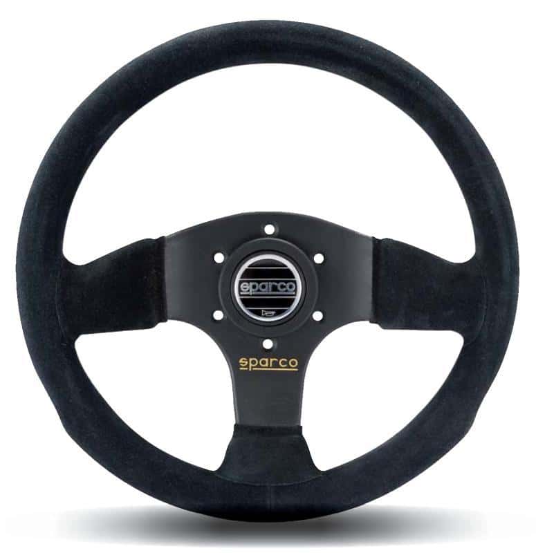 SPARCO — Sparco Steering Wheel 300 Suede Black - view 1