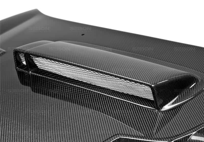 Seibon — Seibon 02-03 Subaru WRX CWII Carbon Fiber Hood - view 14