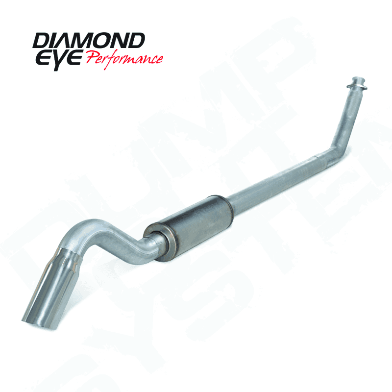 Diamond Eye Performance — Diamond Eye 4in AL TURBO BACK SGL DUMP OUT 94-02 DODGE INCLUDING TIP
KIT, 4", TBSGLTD; AL - view 4