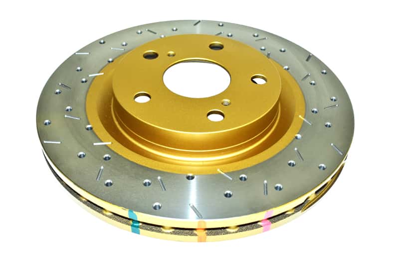 DBA — DBA 13-19 Lexus ES300h Front 4000 Series Drilled & Slotted Rotor
XS 4000 Series
Brake Rotor - view 1
