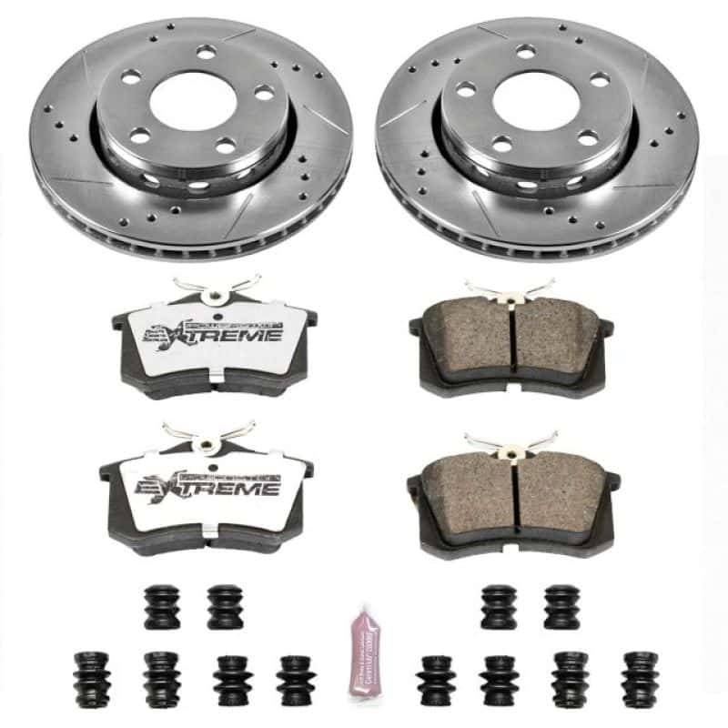 PowerStop — Power Stop 00-02 Audi S4 Rear Z26 Street Warrior Brake Kit - view 1