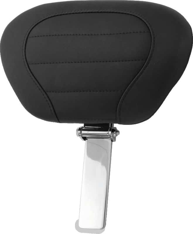 Mustang Motorcycle — Mustang 08-21 Harley Electra Glide Std, Rd Glide ,Rd King, Str Glide Driver Backrest Deluxe - Black - view 2