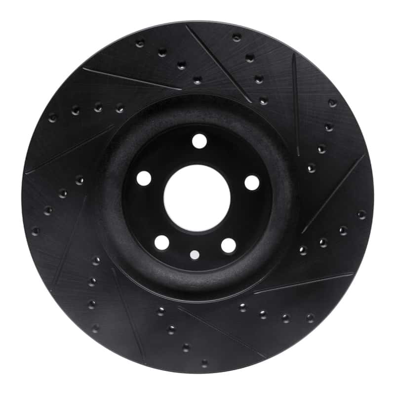 R1 Concepts — R1 13-20 Ford Fusion Front Left Drilled & Slotted Black Brake Rotor
R1 Brake Rotor Drill - view 5