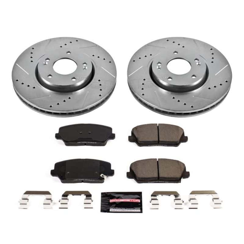 PowerStop — Power Stop 16-17 Hyundai Veloster Front Z23 Evolution Sport Brake Kit - view 1