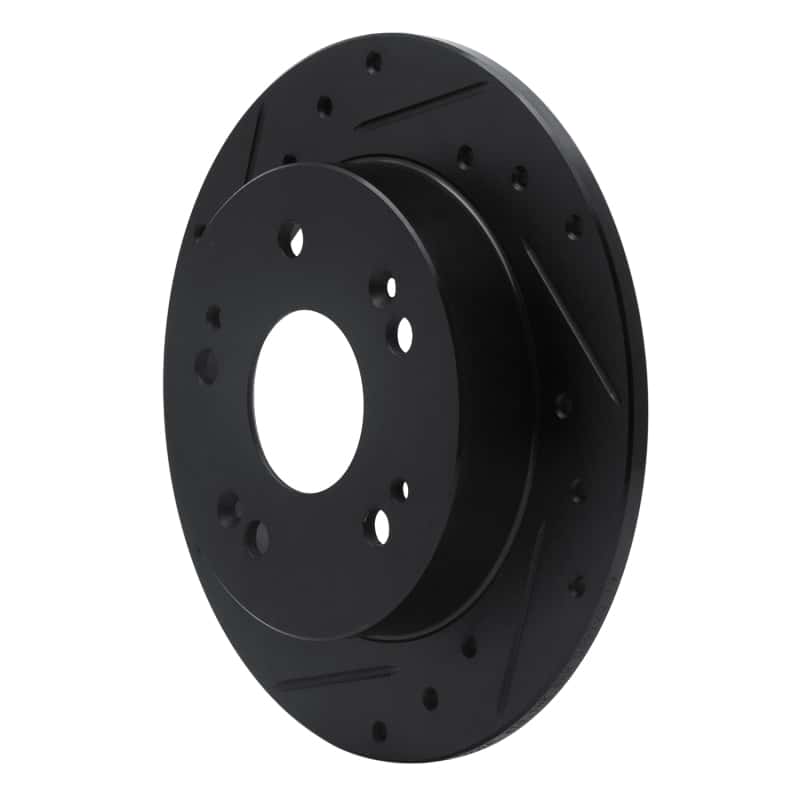 R1 Concepts — R1 97-15 Acura ILX Rear Left Drilled & Slotted Black Brake Rotor
R1 Brake Rotor Drill - view 2
