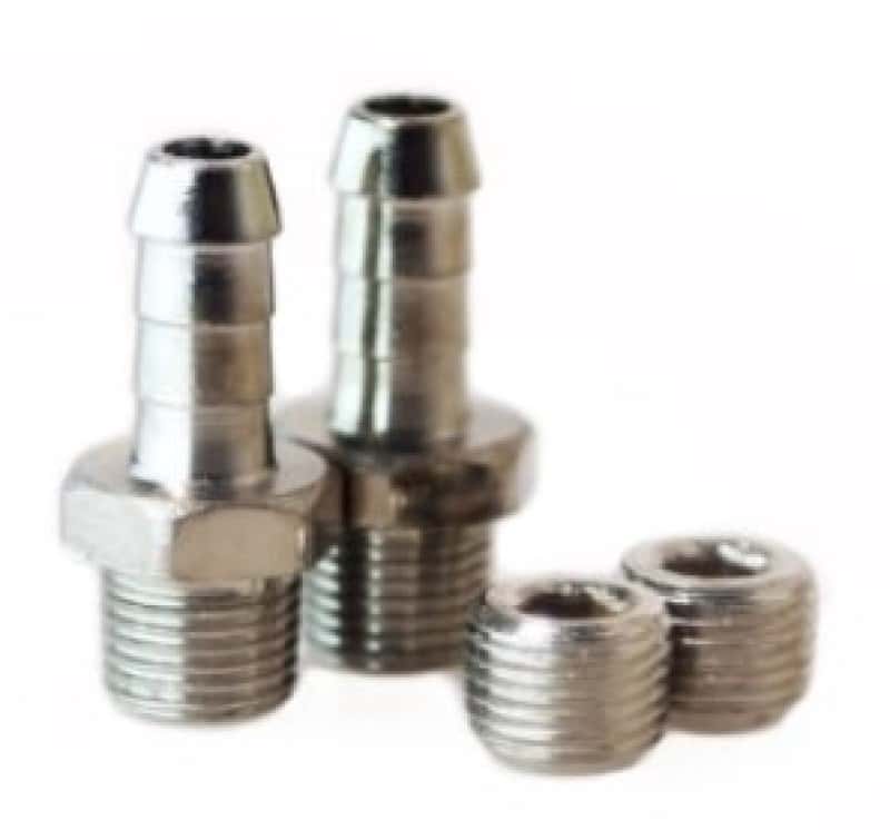 Turbosmart — Turbosmart WG50/60 1/8NPT - 6MM Hose Tail Fitting Kit w/ Plug
Tail Fitting kit - view 2