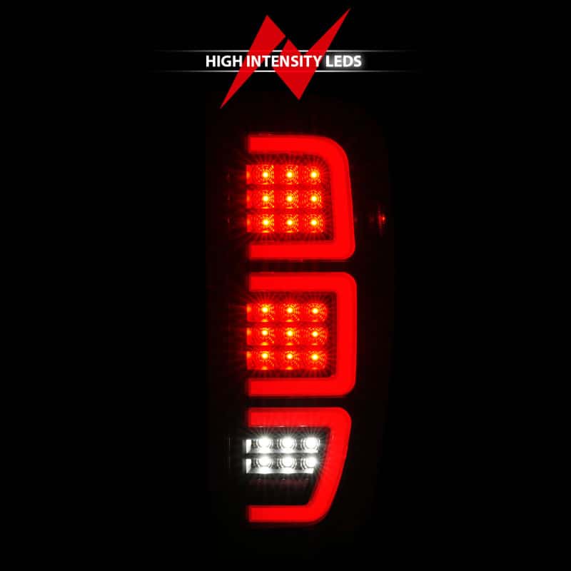ANZO — ANZO 19-23 GMC Sierra 1500/2500HD/3500HD Black Replacement Full LED Bar Tail Light
Tail Light Set - view 12
