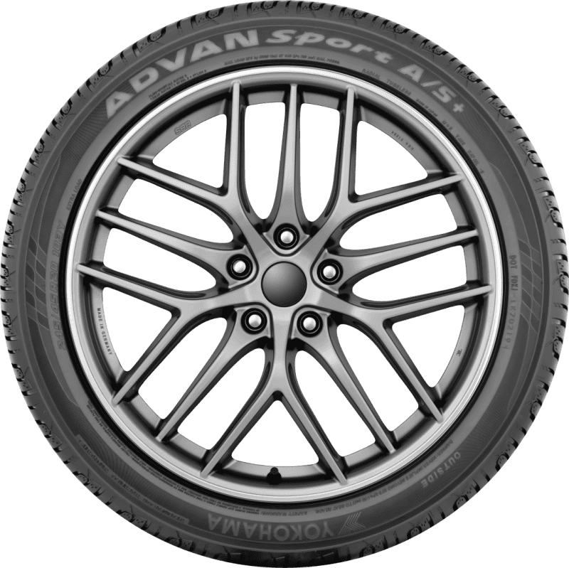Yokohama Tire — Yokohama Advan Sport A/S+ Tire - 255/45R18 99Y - view 2