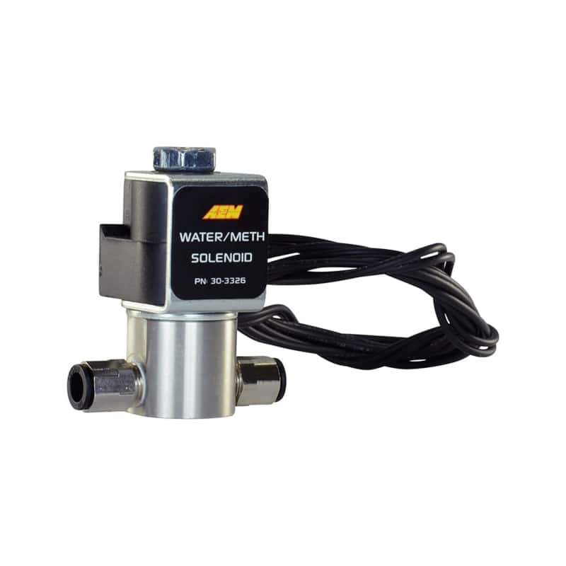 AEM — AEM Water/Methanol Injection System - High-Flow Low-Current WMI Solenoid - 200PSI 1/8in-27NPT In/Out
Water/Methanol
H20 Valve Kit - view 13