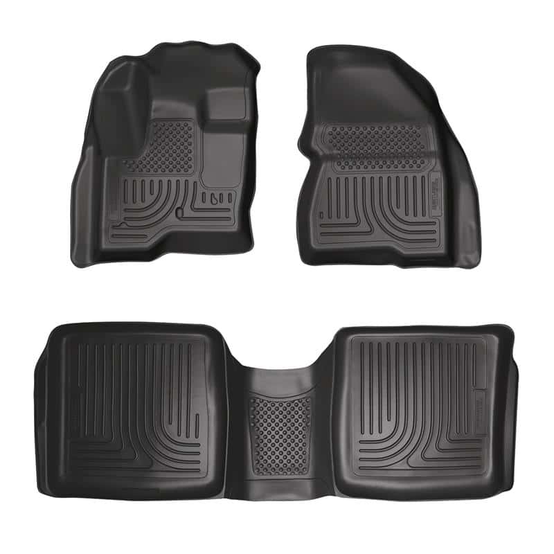 Husky Liners — Husky Liners 09-12 Ford Flex/10-12 Lincoln MKT WeatherBeater Combo Black Floor Liners
Floor Liners - view 2