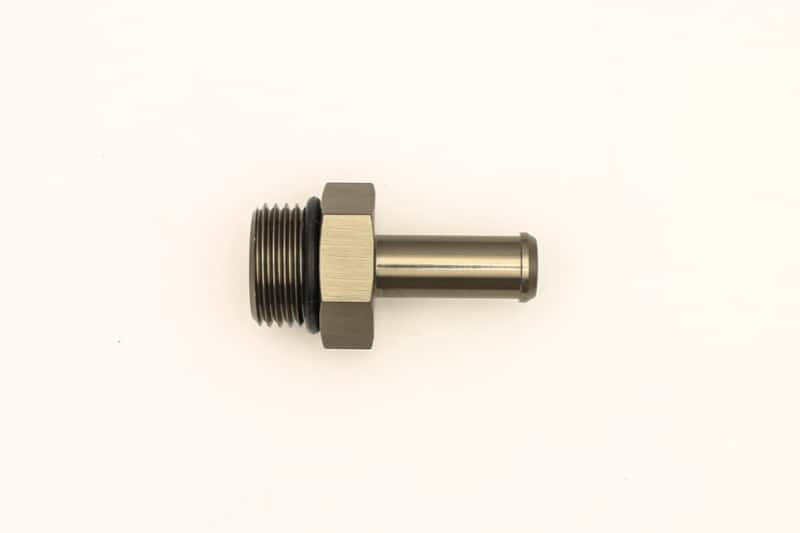 DeatschWerks — DeatschWerks 8AN ORB Male to 3/8in Barb Fitting (Single Barb - Incl O-Ring)
Lines & Fittings - view 3