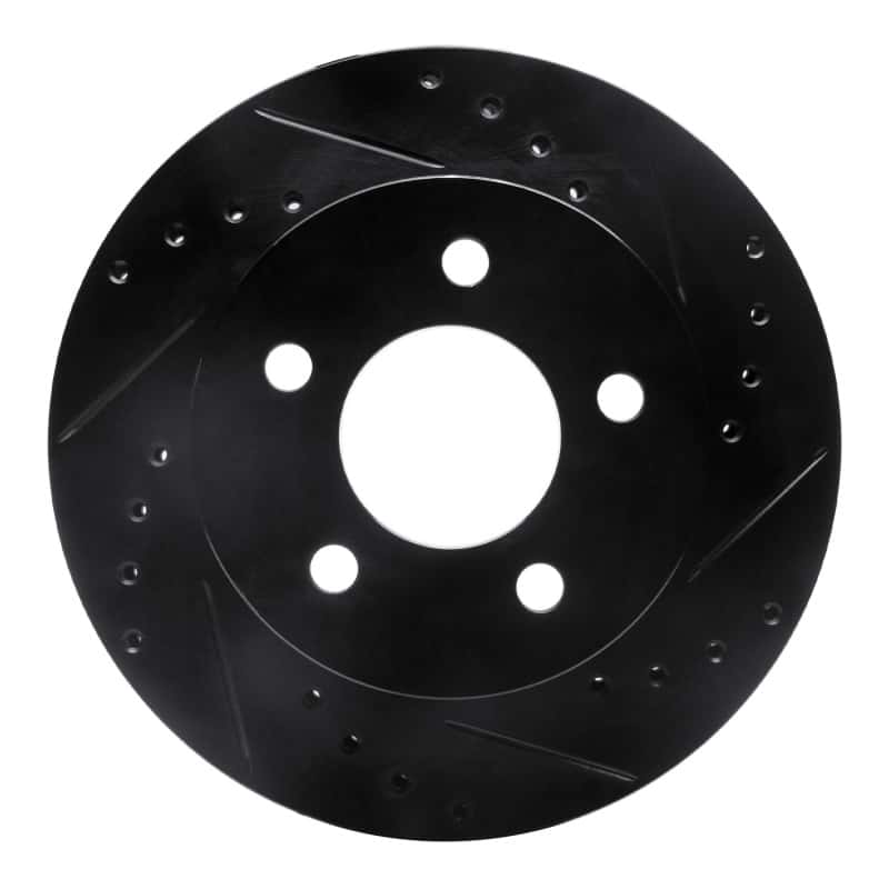 R1 Concepts — R1 91-94 Ford Crown Victoria Front Right Drilled & Slotted Black Brake Rotor
R1 Brake Rotor Drill - view 1